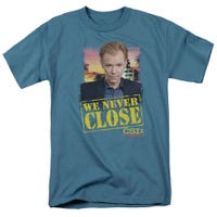 CSI Miami We Never Close T-Shirt