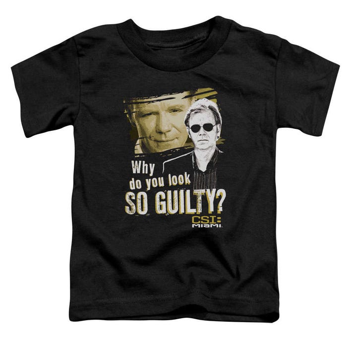 CSI Miami Why So Guilty Toddler T-Shirt
