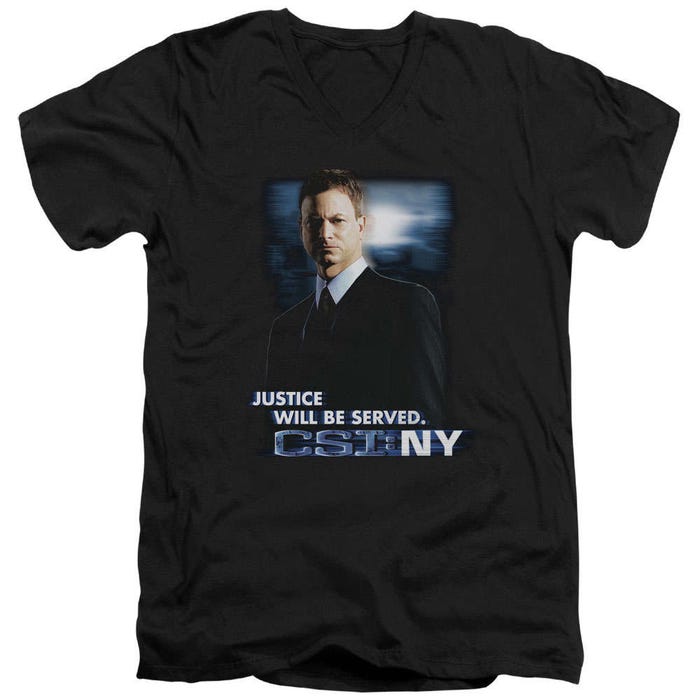 CSI New York Justice Served V-Neck T-Shirt