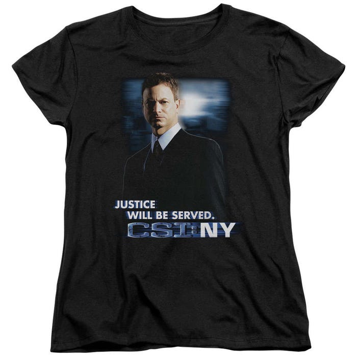 CSI New York Justice Served Womens T-Shirt