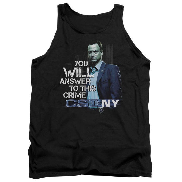 CSI New York You Will Answer For This Crime Tank Top