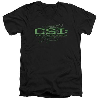 CSI Sketchy Shadow V-Neck T-Shirt