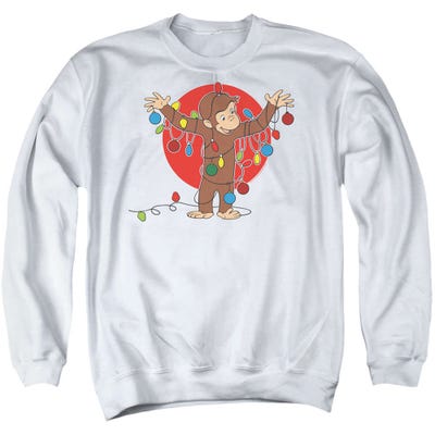 Curious George Christmas Lights Sweatshirt