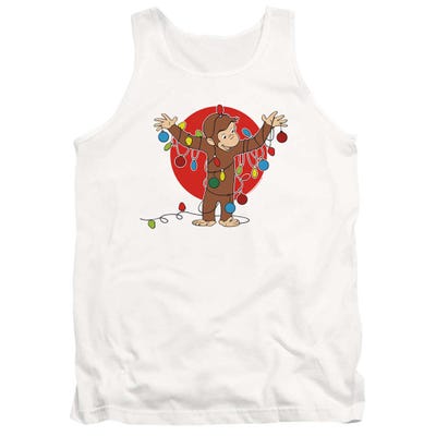 Curious George Christmas Lights Tank Top