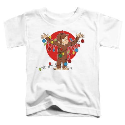 Curious George Christmas Lights Toddler T-Shirt