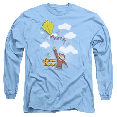 Curious George Flying a Kite Long Sleeve Shirt