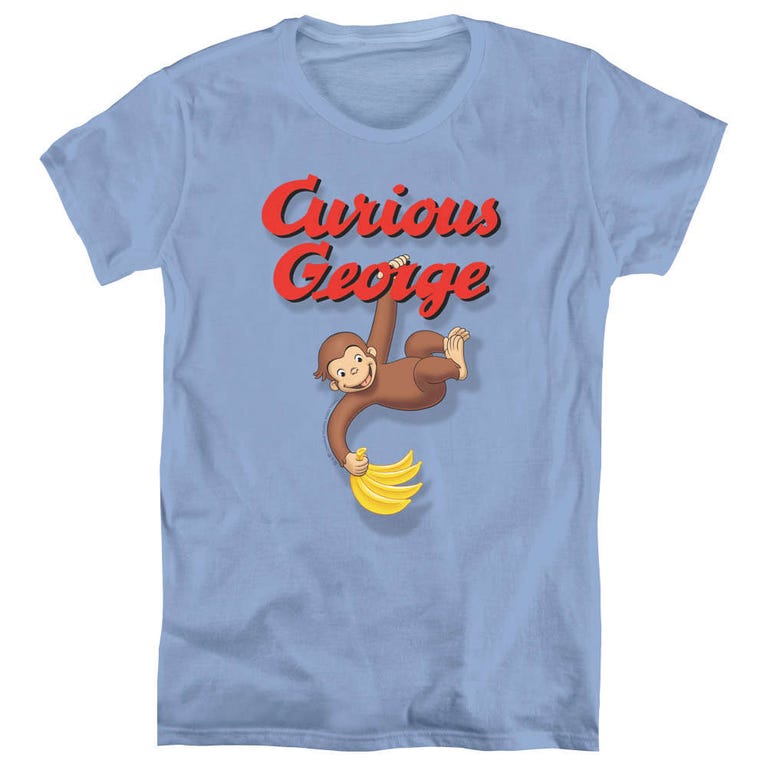 Curious George Hangin' Out Logo Women's T-Shirt