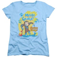 Curious George Messy George Womens T-Shirt