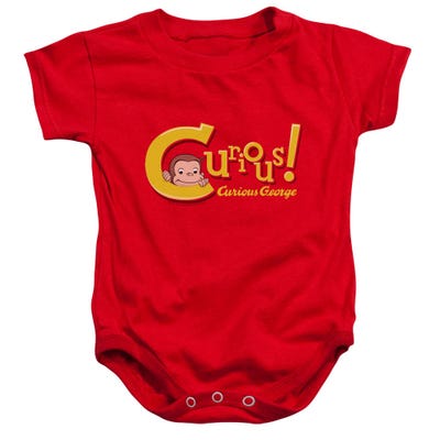 Curious Geroge Classic Curious! Logo Baby Bodysuit