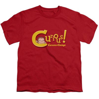 Curious Geroge Classic Curious! Logo Kids T-Shirt
