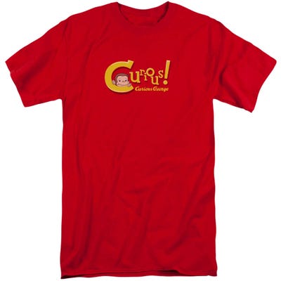 Curious Geroge Classic Curious! Logo Tall T-Shirt