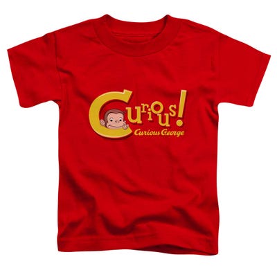 Curious Geroge Classic Curious! Logo Toddler T-Shirt