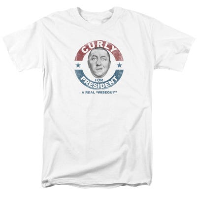 Curly For President A real Wise Guy Three Stooges T-Shirt