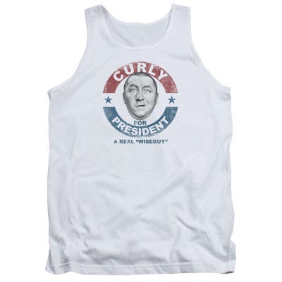 Curly For President A real Wise Guy Three Stooges Tank Top