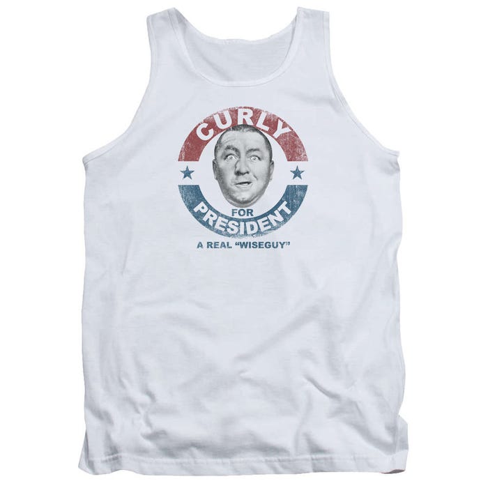 Curly For President A real Wise Guy Three Stooges Tank Top