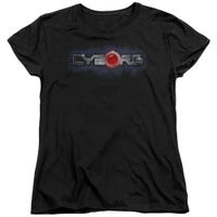Cyborg Title Womens T-Shirt