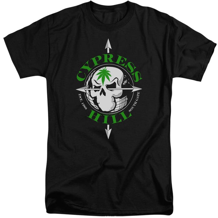 Cypress Hill Skull and Arrows Tall T-Shirt