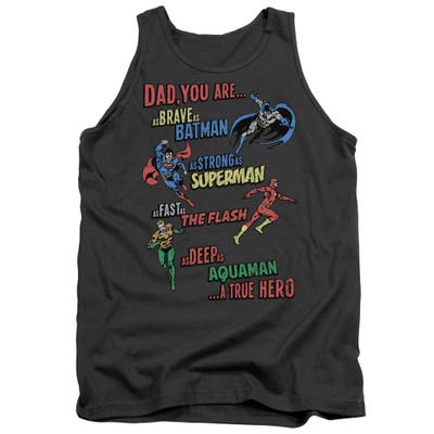 Dad Hero Justice League Tank Top