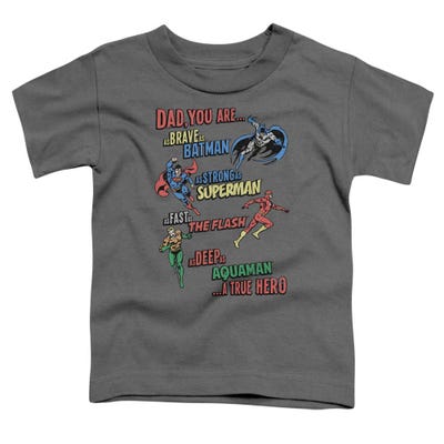 Dad Hero Justice League Toddler T-Shirt