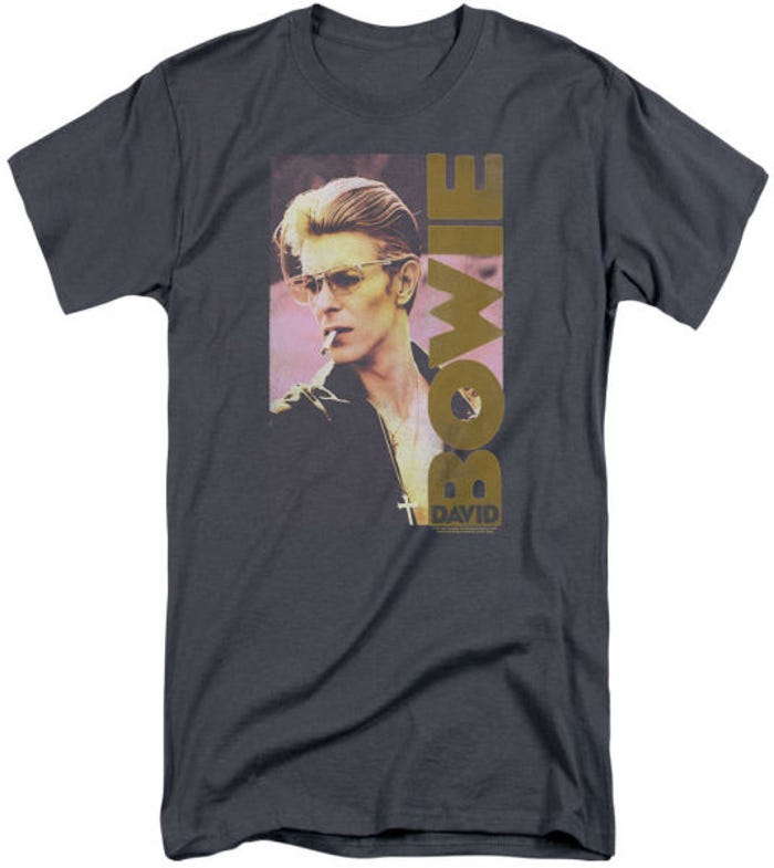 David Bowie Smokin Tall T-Shirt