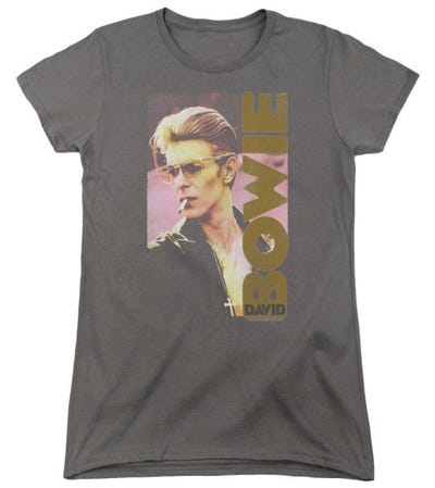 David Bowie Smokin Womens T-Shirt