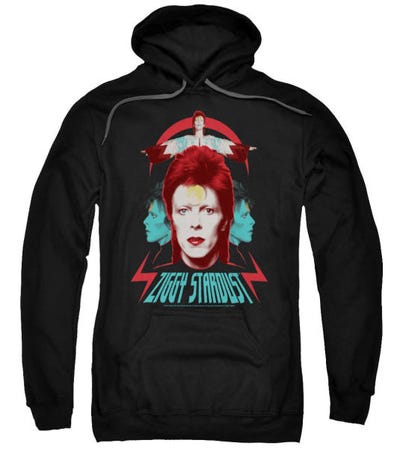 David Bowie Ziggy Heads Hoodie