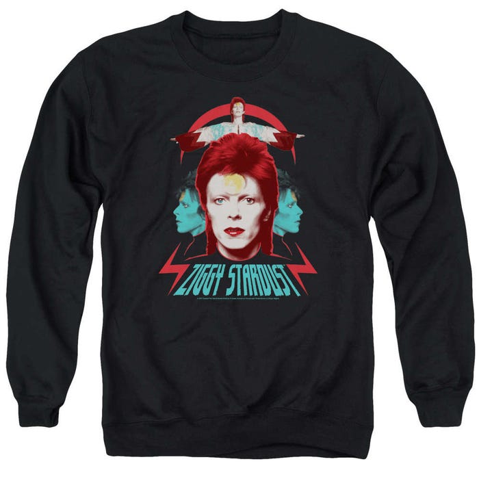 David Bowie Ziggy Heads Sweatshirt