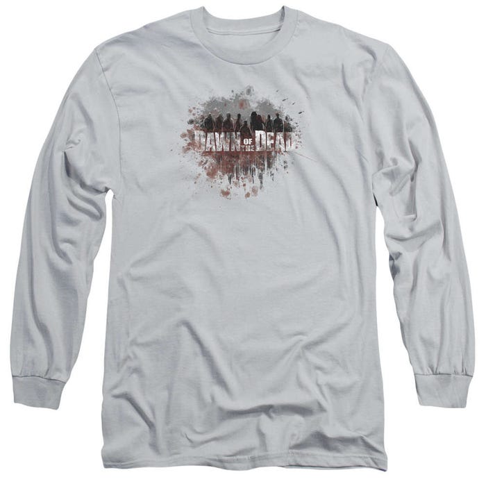 Dawn of the Dead Creeping Shadows Splatter Long Sleeve Shirt