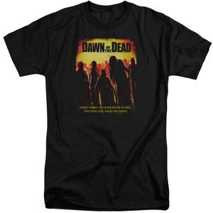 Dawn of the Dead Title Poster Tall T-Shirt