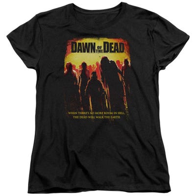 Dawn of the Dead Title Poster Womens T-Shirt