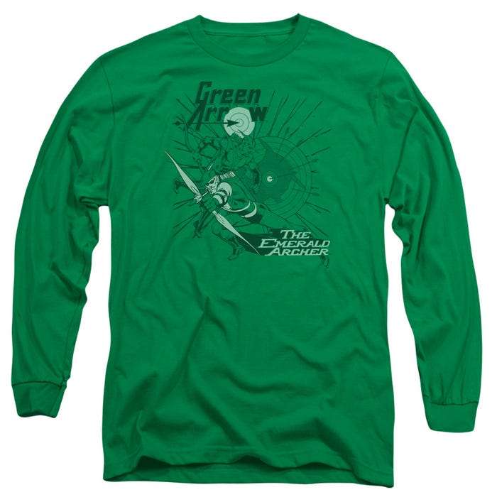 DC GREEN ARROW THE EMERALD ARCHER Long Sleeve Shirt