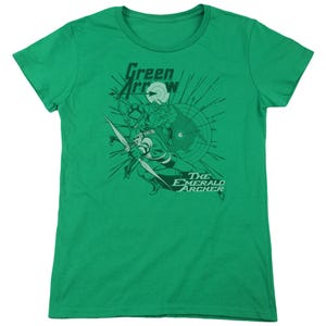 DC GREEN ARROW THE EMERALD ARCHER Women's T-Shirt