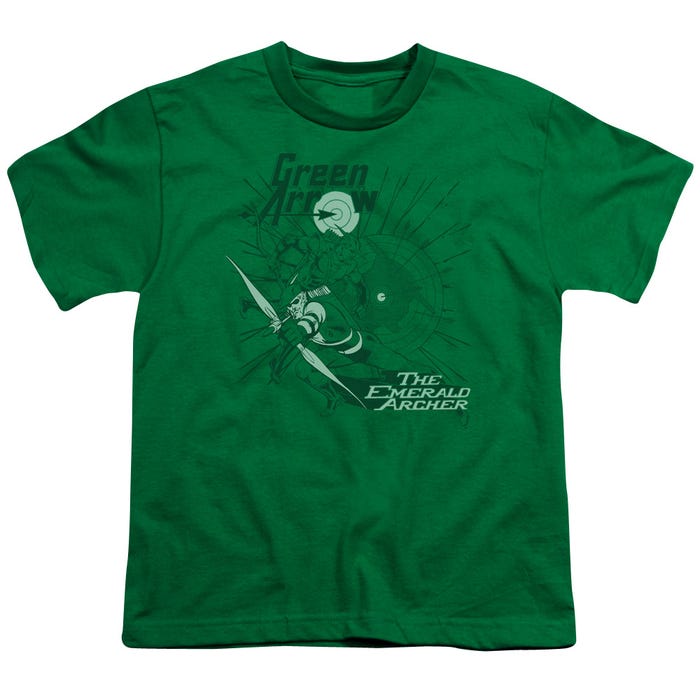 DC GREEN ARROW THE EMERALD ARCHER Kids T-Shirt