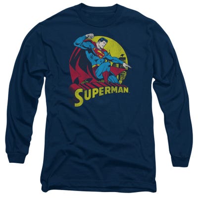 Vintage Superman Long Sleeve Shirt