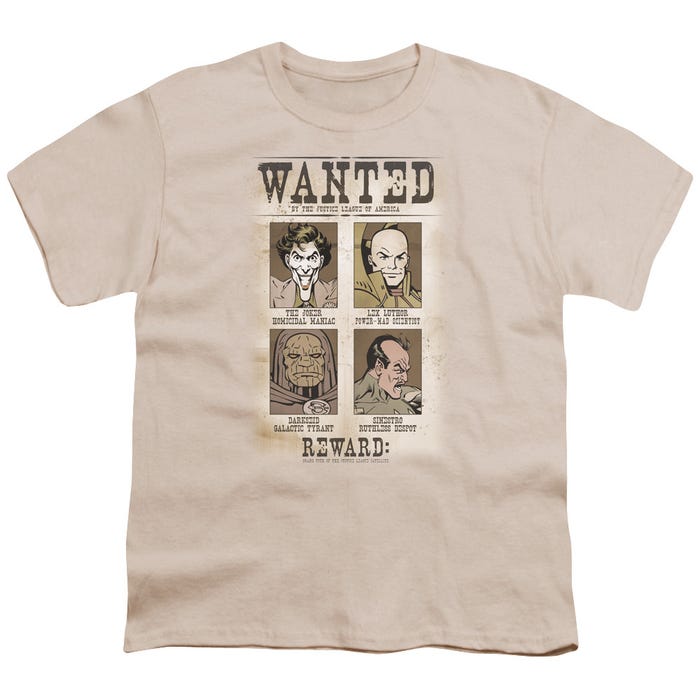 DC WANTED POSTER Kids T-Shirt