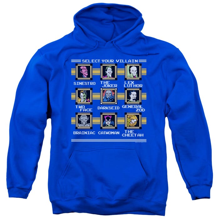 STAGE SELECT YOUR VILLAIN DC COMICS Hoodie