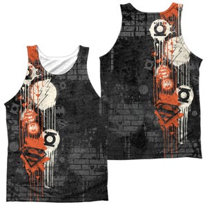 OH THE URBANITY SUPERMAN Front & Back Sublimation Tank Top