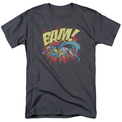 Bam Batman Chasing Superman T-Shirt