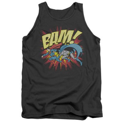 Bam Batman Chasing Superman Tank Top