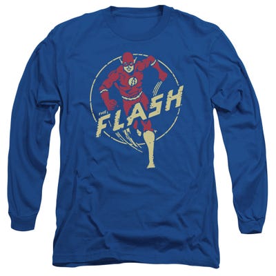 The Flash Comics Retro Long Sleeve Shirt