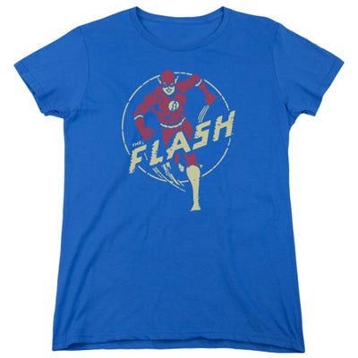 The Flash Comics Retro Womens T-Shirt
