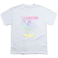 FIGHTING FOR JUSTICE DC Super Hero Girls Kids T-Shirt