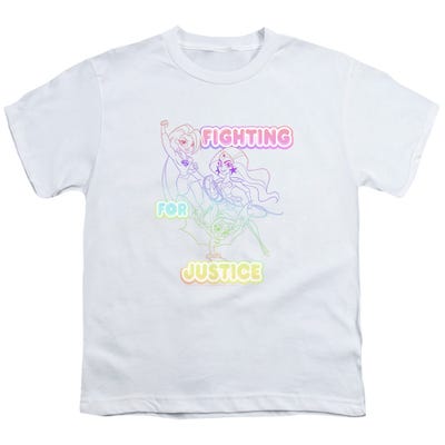 FIGHTING FOR JUSTICE DC Super Hero Girls Kids T-Shirt