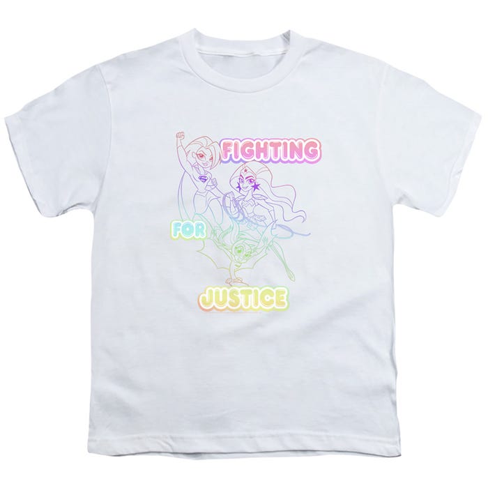 FIGHTING FOR JUSTICE DC Super Hero Girls Kids T-Shirt