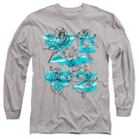 DC Super Hero Girls LINE ART GROUP Long Sleeve Shirt