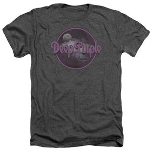 Deep Purple Smoke on the Water Heather T-Shirt