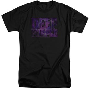 Deep Purple Spacey Tall T-Shirt