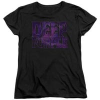 Deep Purple Spacey Womens T-Shirt