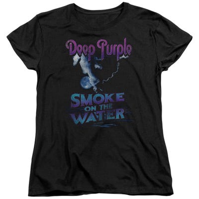 Deep Purple Smokey Water Womens T-Shirt