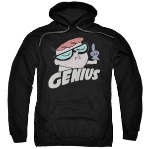 Dexter's Laboratory Cast Genius Painted Logo Hoodie